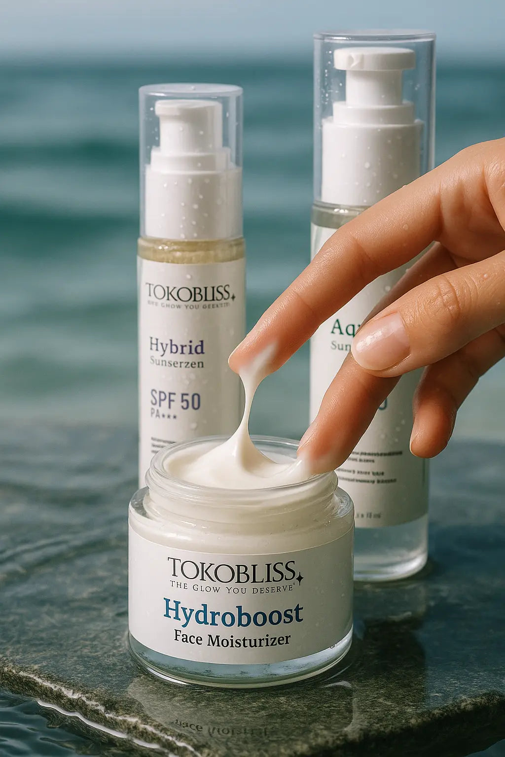 HydroBoost Moisturizer with Hyaluronic Acid, Ceramide & Vitamin B5 TokoBliss