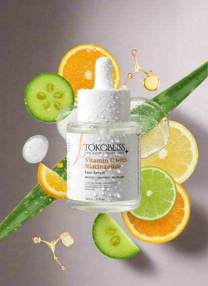 Vitamin C Face Serum with 15% Vitamin C & Niacinamide TokoBliss