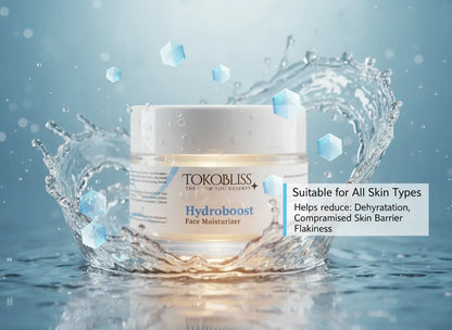 HydroBoost Moisturizer with Hyaluronic Acid, Ceramide & Vitamin B5 TokoBliss