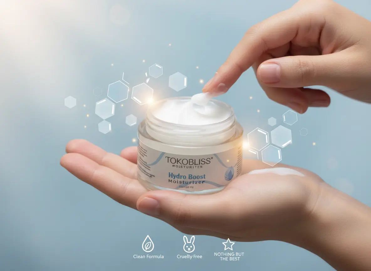 HydroBoost Moisturizer with Hyaluronic Acid, Ceramide & Vitamin B5 TokoBliss