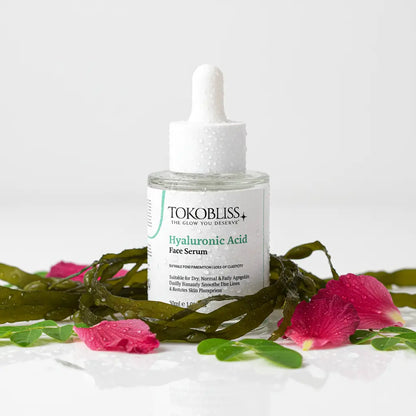 Hyaluronic Acid Face Serum with 2% Hyaluronic Acid & Seaweed Extract TokoBliss